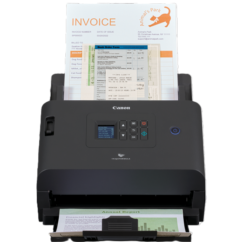 Máy Scan Canon ImageFORMULA DR-S250N (50 Ppm, WiFi, LAN)